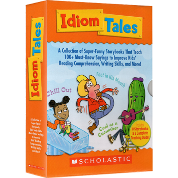 Scholastic Idiom Tales 8册盒装 家长手册 趣味认知故事集英文原版 pdf epub mobi 电子书 下载