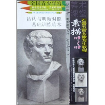 少年兒童美術培訓專用教材係列叢書：素描石膏五官頭像寫生教程（12歲-18歲） pdf epub mobi 電子書 下載