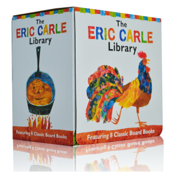 英文原版繪本 Eric Carle Library 艾瑞卡爾 8本紙闆書禮盒裝