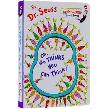 英文原版 Oh The Thinks You Can Think 阅读启蒙纸板书 苏斯博士 pdf epub mobi 电子书 下载