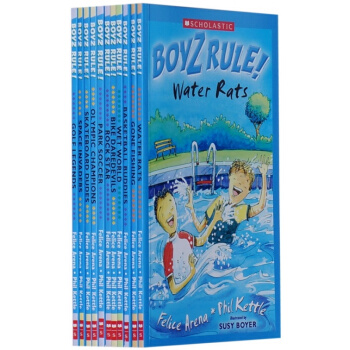 Boyz Rule係列 11冊閤售 炫酷男孩係列(6-9歲) 英文原版 pdf epub mobi 電子書 下載