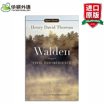 Walden瓦爾登湖 論公民的不服從義務 梭羅 英文原版進口 pdf epub mobi 電子書 下載