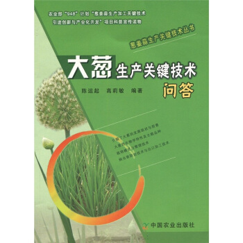 大蔥生産關鍵技術問答
