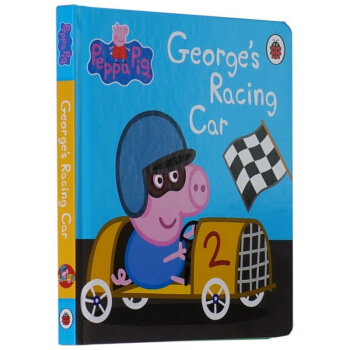 Peppa Pig George's Racing Car 粉红猪小妹 小猪佩奇 纸板书 英文原版 pdf epub mobi 电子书 下载