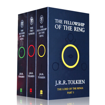 指环王 英文原版小说 The Lord of Rings 魔戒三部曲 英文版原著小说 正版