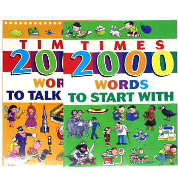 新加坡儿童英语图解词典Times 2000Words初级+高级套装（共4000词 pdf epub mobi 电子书 下载