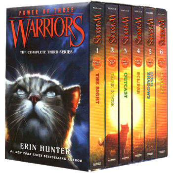 英文原版章节书 Warriors Power of Three Box Set 猫武士三部曲6册 pdf epub mobi 电子书 下载