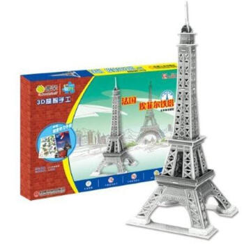 Q書架·愛拼·3D益智手工：埃菲爾鐵塔A版 [3-6歲] pdf epub mobi 電子書 下載