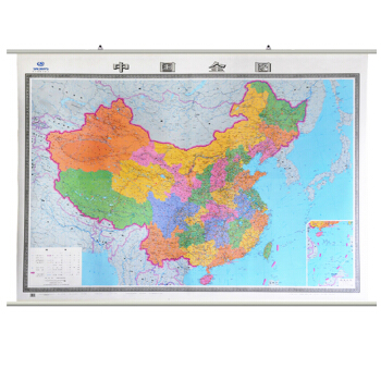 中国地图挂图2018新版 政区交通标注清晰 2米x1.5米亚膜防水不反光精品地图 双面覆膜 pdf epub mobi 电子书 下载