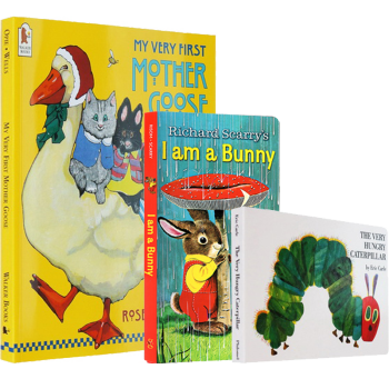 I Am a Bunny/Hungry Caterpillar/鹅妈妈 好饿的毛毛虫 英文原版绘本