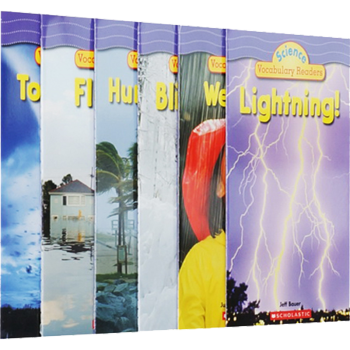 英文原版 Science Vocabulary Readers Wild Weather 6冊閤售