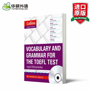 英文原版英文考试书TOEFL Vocabulary Grammar 柯林斯新托福词汇语法 pdf epub mobi 电子书 下载