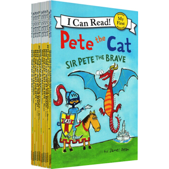 皮特貓 係列12冊入門級 I Can Read Pete the Cat 英文原版分級讀物 pdf epub mobi 電子書 下載