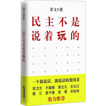 民主不是说着玩的 pdf epub mobi 电子书 下载