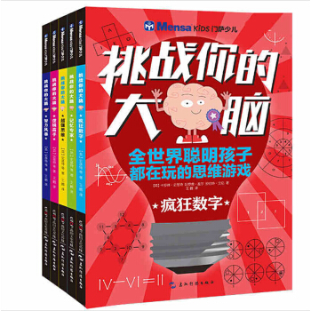 挑战你的大脑智力风暴 门萨少儿逻辑游戏 大脑开发思维训练 全套5册 pdf epub mobi 电子书 下载