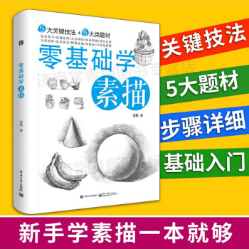 零基础学素描 绘画基础教程 简笔画静物素描人物轻松自学素描素描入门速写 美术入门书 素描书 pdf epub mobi 电子书 下载