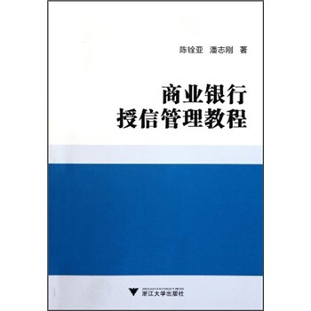 商业银行授信管理教程 pdf epub mobi 电子书 下载