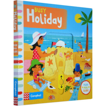 英文原版繪本 Busy Holiday係列操作書 busy 係列紙闆書