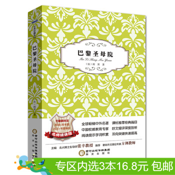 3本16.8元】巴黎聖母院/陽光閱讀 語文新課標無障礙閱讀名著 雨果, pdf epub mobi 電子書 下載