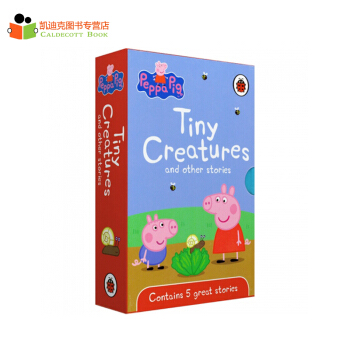 粉红猪小妹 peppa pig 5册英文原版绘本精装盒装#