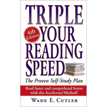 Triple Your Reading Speed飞倍地提高你的阅读速度 英文原版 pdf epub mobi 电子书 下载