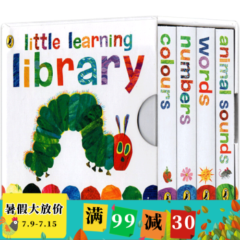 The Very Hungry Caterpillar 4冊 好餓的毛毛蟲 英文原版繪本 pdf epub mobi 電子書 下載