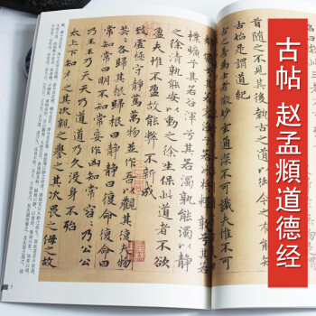 元趙孟頫道德經小楷道德經 曆代碑帖精粹 簡體旁注 楷書碑帖毛筆字帖 趙孟俯小楷道德經字帖 pdf epub mobi 電子書 下載