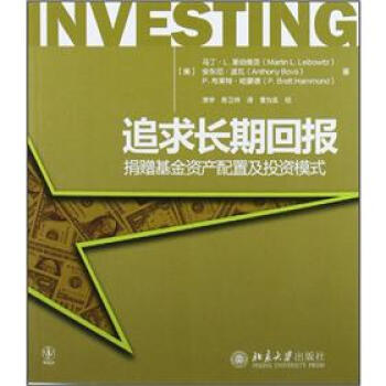 追求长期回报：捐赠基金资产配置及投资模式 pdf epub mobi 电子书 下载