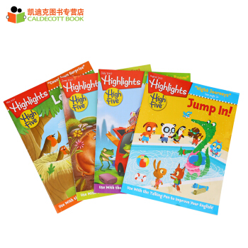 风靡美国70年 High Five 儿童原版杂志1年刊 不含毛毛虫点读笔 pdf epub mobi 电子书 下载
