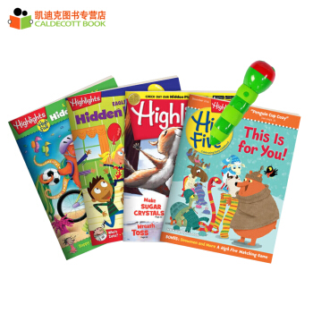 点读版 High Five 风靡美国70年儿童原版杂志2年刊送毛毛虫点读笔英文原版# pdf epub mobi 电子书 下载