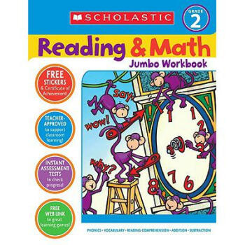 Reading & Math Jumbo Workbook: Grade 2 pdf epub mobi 电子书 下载