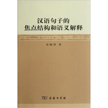 汉语句子的焦点结构和语义解释 pdf epub mobi 电子书 下载