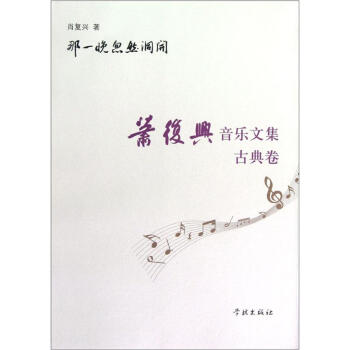 那一晚忽然洞开：肖复兴音乐文集（古典卷） pdf epub mobi 电子书 下载