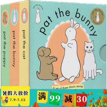 英文原版绘本 拍拍小兔子 英文原版 Pat the Bunny 3册触摸书翻翻香味绘本 pdf epub mobi 电子书 下载