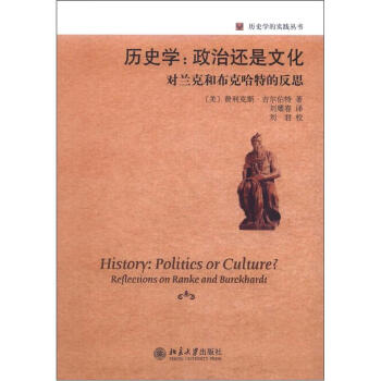 曆史學的實踐叢書·曆史學：政治還是文化·對蘭剋和布剋哈特的反思 pdf epub mobi 電子書 下載