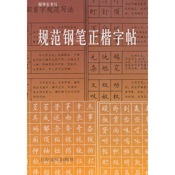规范钢笔正楷字帖 顾仲安书写 楷书规范字 硬笔书法字帖 正楷钢笔字帖速成 楷体写字练习本 pdf epub mobi 电子书 下载