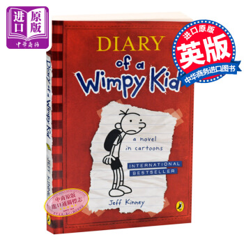 【中商原版】小屁孩日记1 英文原版绘本漫画 Diary of a Wimpy Kid1小屁孩 pdf epub mobi 电子书 下载