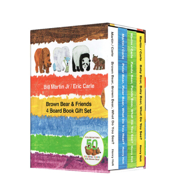 送音频 Brown Bear What Do You See 棕熊棕熊你看到了什么 4册 艾瑞卡尔 pdf epub mobi 电子书 下载