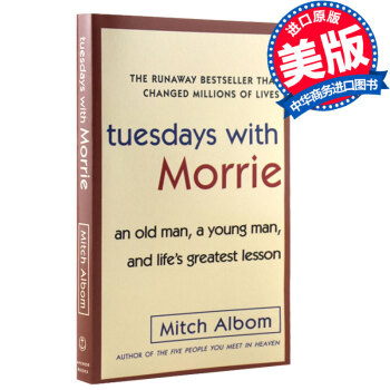 【中商原版】相约星期二英文原版小说 Tuesdays with Morrie 十四堂星期的课 pdf epub mobi 电子书 下载