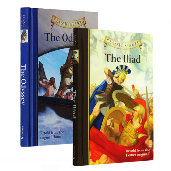 開始讀經典:荷馬史詩2冊套裝 英文原版 The Odyssey The Odyssey