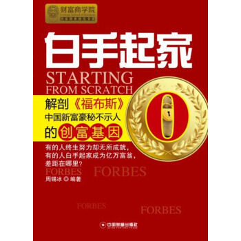 白手起傢：解剖《福布斯》中國新富豪秘不示人的創富基因 pdf epub mobi 電子書 下載