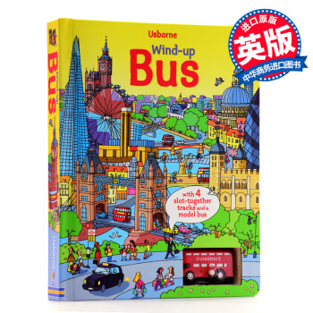 【中商原版】发条巴士 wind up Bus 发条轨道车 英国进口英语学习纸板玩具书 正版 撕不烂 pdf epub mobi 电子书 下载