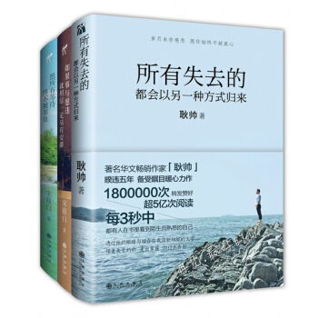 【预售包邮】耿帅+宋筱白励志三部曲 所有失去的都会以另一种方式归来 文学书籍 pdf epub mobi 电子书 下载