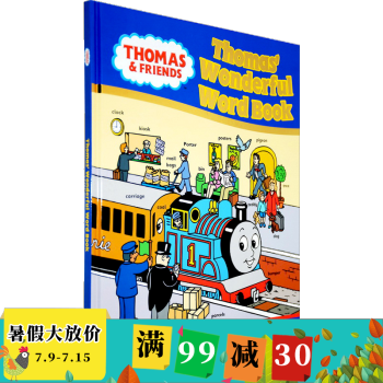 英文原版绘本 Thomas Wonderful Word Book 托马斯小火车 图画词典书 pdf epub mobi 电子书 下载