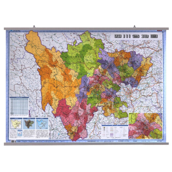 2018四川省地图挂图 政区交通图全新版1.1米x0.8米双面覆膜防水地图上下挂杆星球地图出版社 pdf epub mobi 电子书 下载