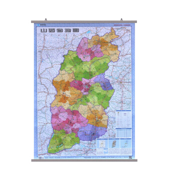 2018山西省地圖掛圖1.1米x0.8米 按縣級劃分山西地圖政區版雙膜整張 商務辦公學習 防水覆膜 pdf epub mobi 電子書 下載