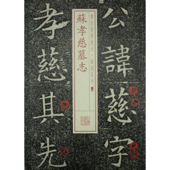 书法经典放大·铭刻系列：苏孝慈墓志 pdf epub mobi 电子书 下载