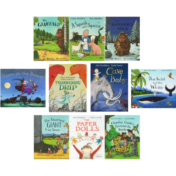英文原版绘本Julia Donaldson 10册附提袋 The gruffalo 's Child
