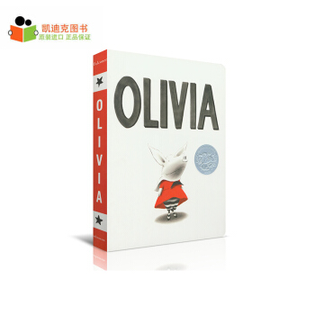 英文原版绘本 凯迪克银奖奥莉薇 Olivia 一只喜欢红色的小小猪纸板 pdf epub mobi 电子书 下载