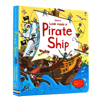 【中商原版】看裏麵低幼係列 揭秘海盜船 英文原版 Look Inside a Pirate Ship pdf epub mobi 電子書 下載